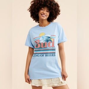 Junk Food Clothing Budweiser Eagle Tee NWT Size XS $50